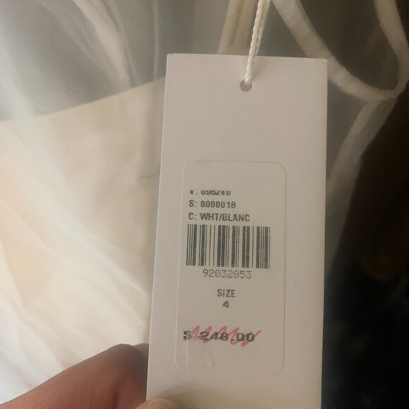 Reformation Dress Vina Sheer Overlay Minidress - Picture 4 of 4